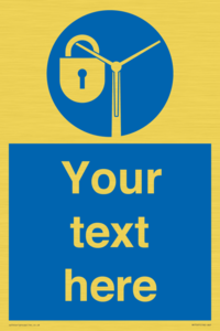 Custom mandatory lock rotor blades